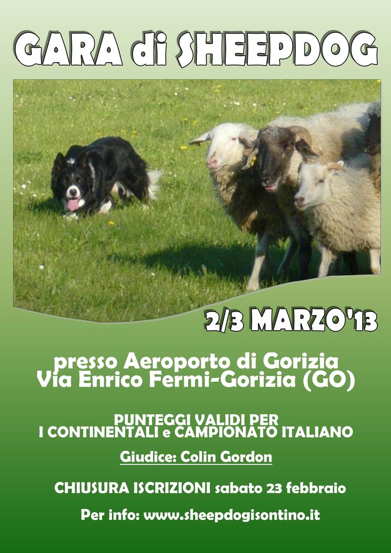 Gara nazionale di Sheepdog ISDA