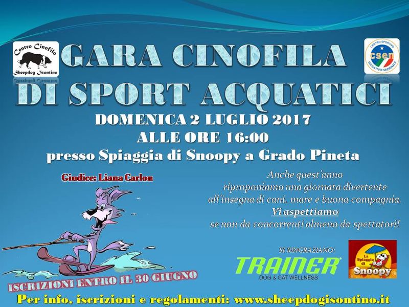 Gara regionale CSEN di sport acquatici
