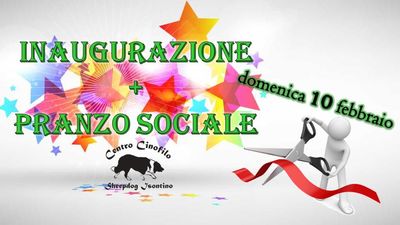 Pranzo sociale 2019 + inaugurazione